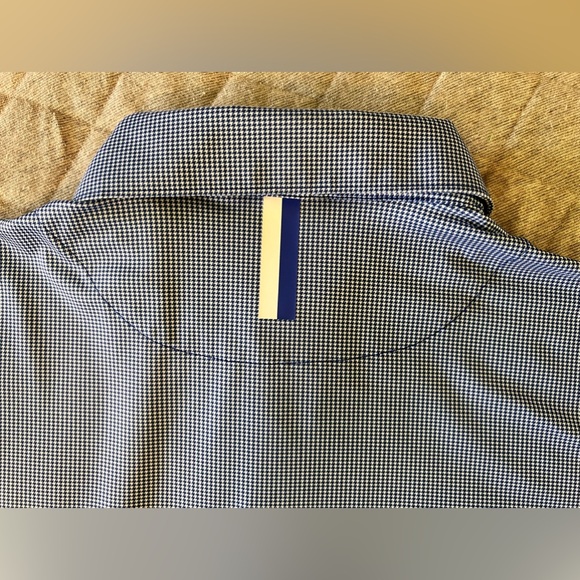 RHOBACK XL Men’s Blue Gingham Golf Polo Orig $98 Excellent Condition Worn 1x - Picture 9 of 9